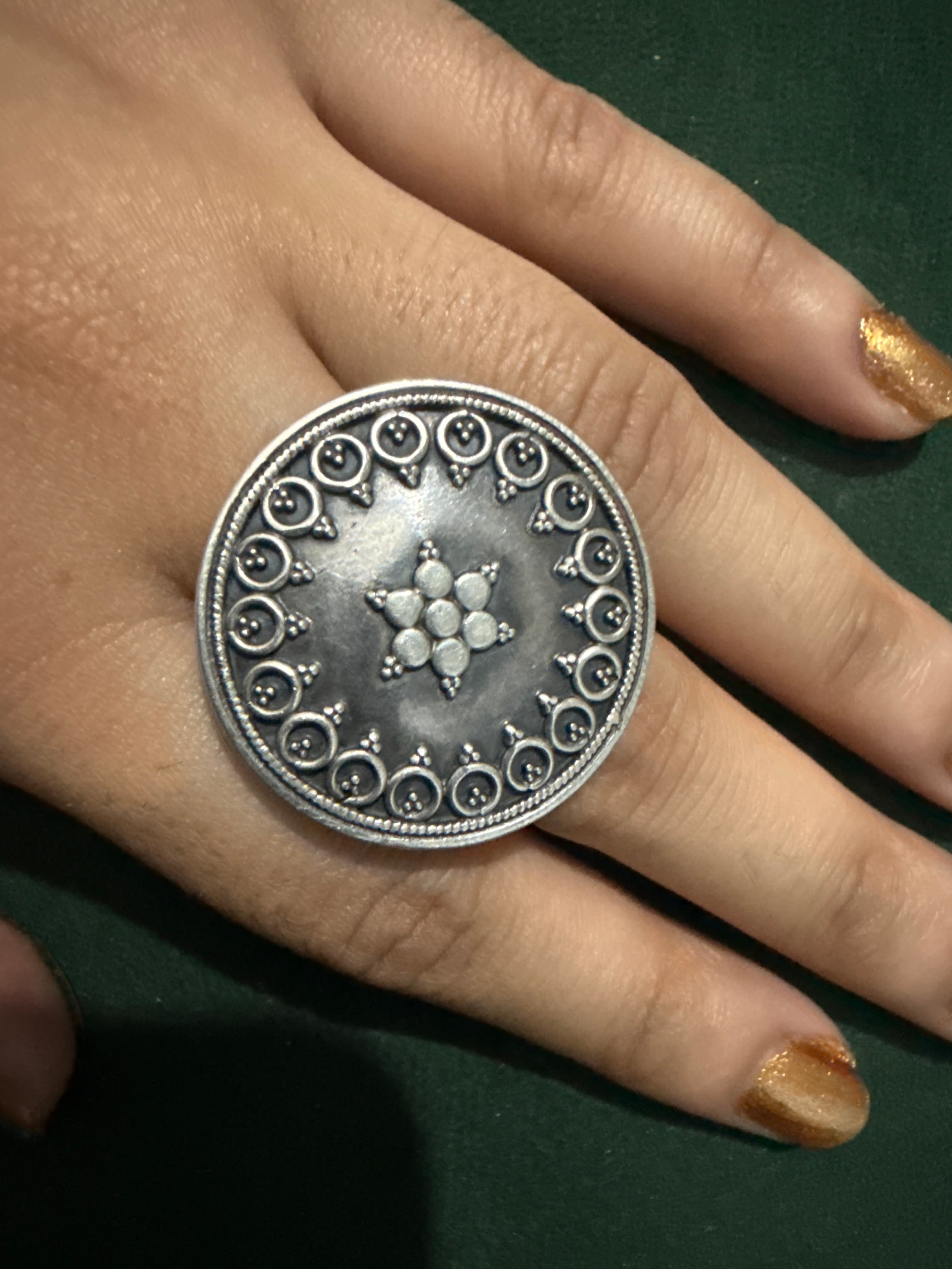 Adjustable shahi ring – 925 Silver Rings