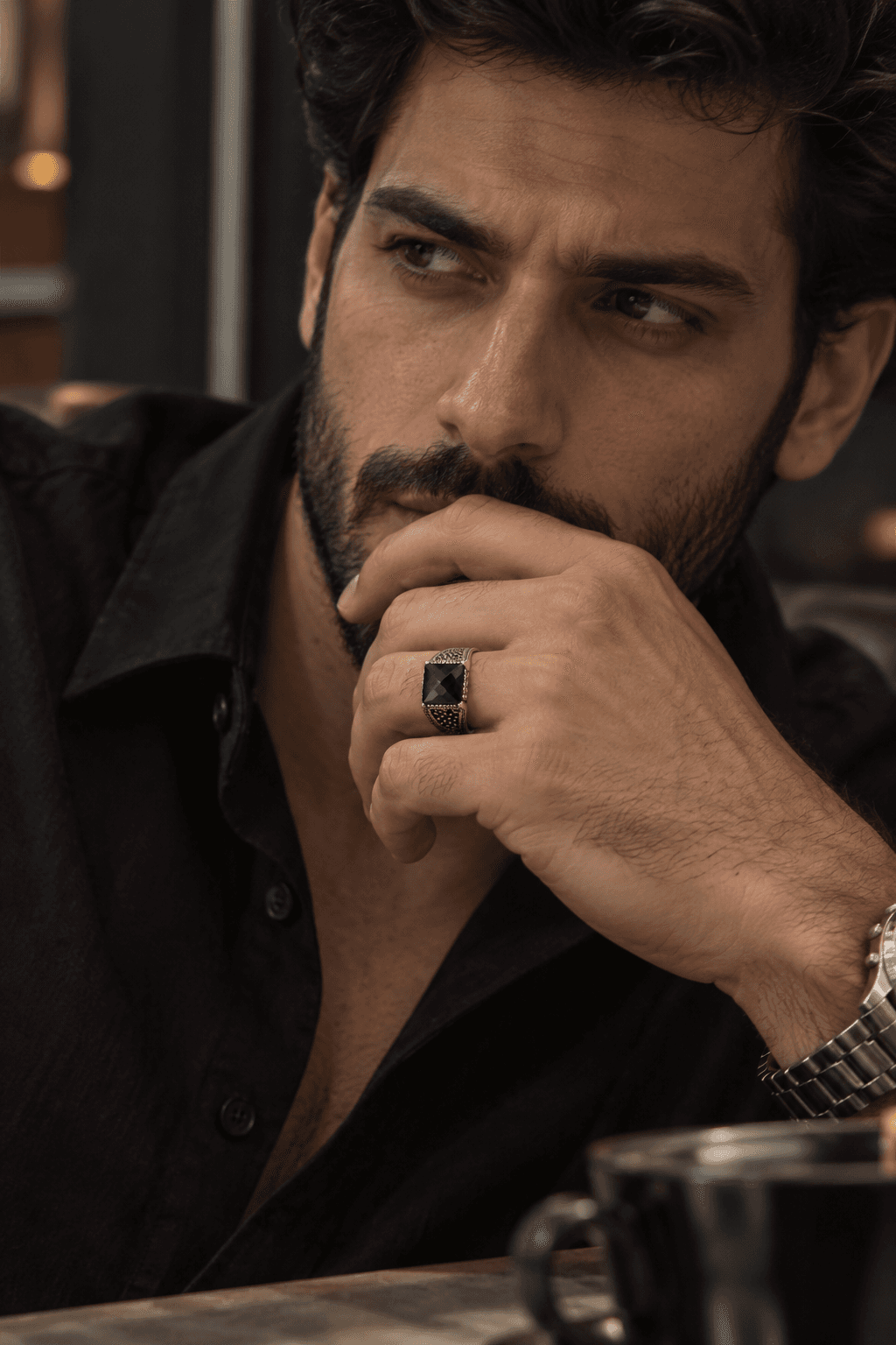 Black Onyx Royale Ring 🖤 – 925 Silver Rings